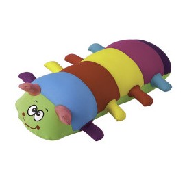 Cojín microperlas Oruga