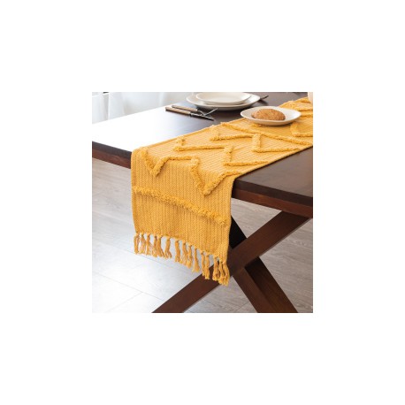 Camino de mesa Mumbai Mostaza