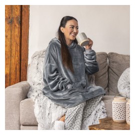 Winter hoodie azul