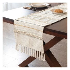 Camino de mesa Mumbai Beige