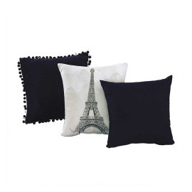 3 Cojines decorativos París